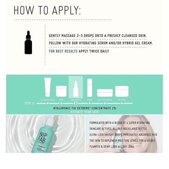 NIP+FAB Hyaluronic Fix Extreme4 Concentrate - 30ml - Picture 6 of 6